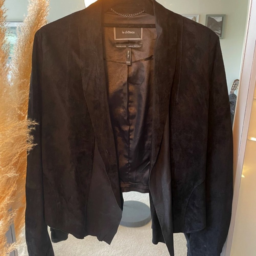 Le Chateau suede jacket